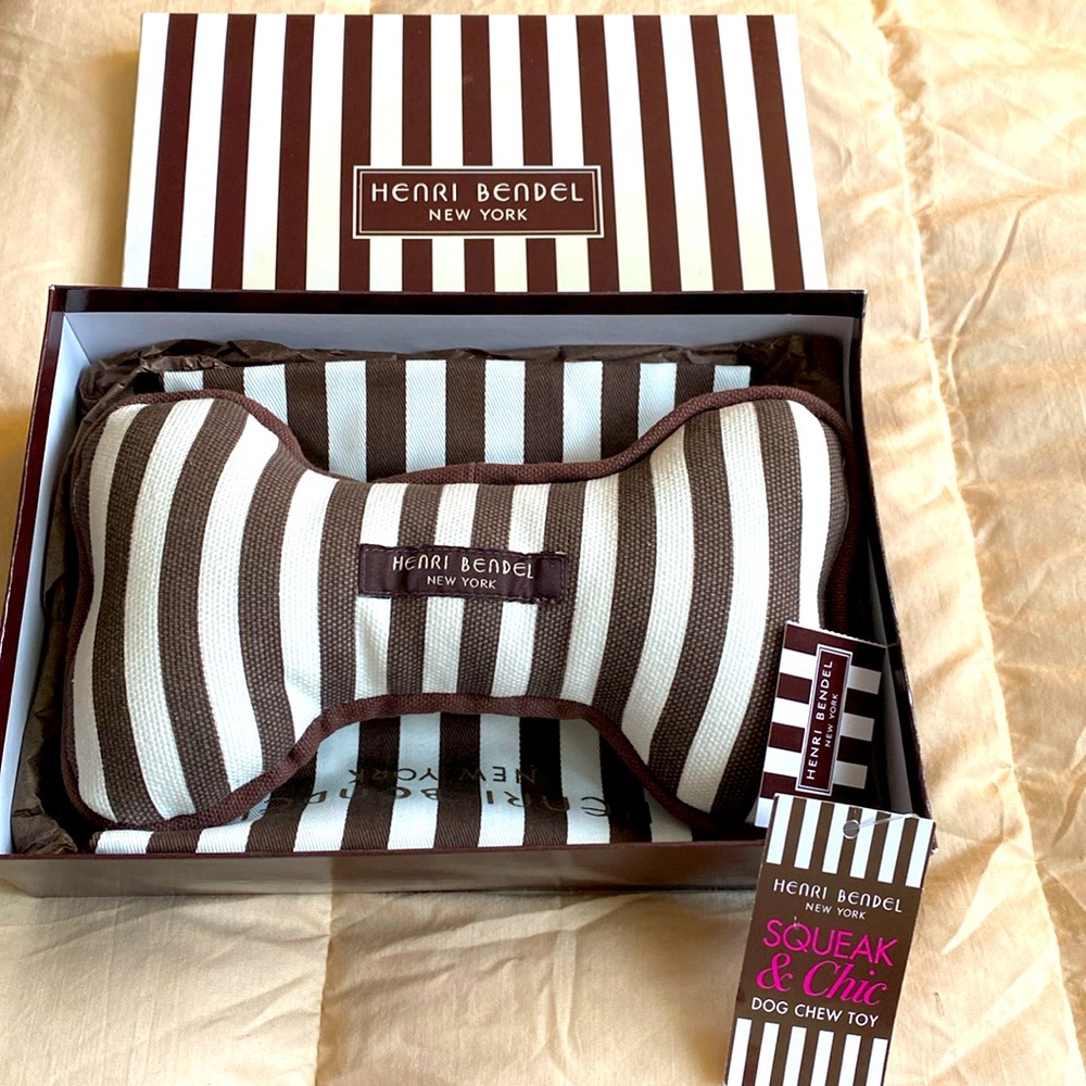 Henri Bendel dog squeak toy